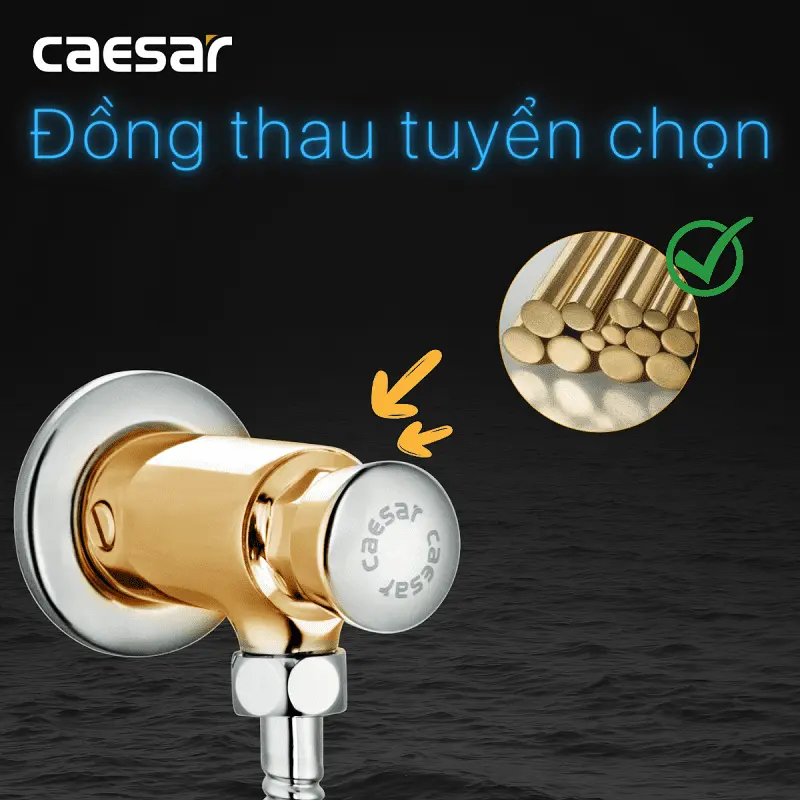 Xả tiểu ấn tay caesar BF410 Xả tiểu ấn tay caesar BF410