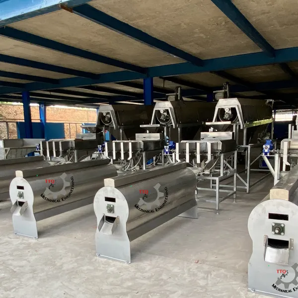 Cashew Peeling Machine 4 Head