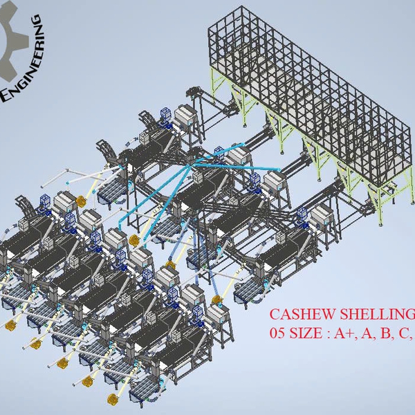 30TPD Cashew Processing Plant | White Kernel Line Vietnam