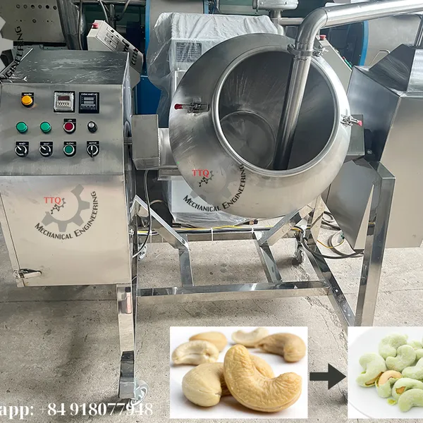 Cashew Powder Coating Machine
