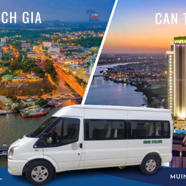 Can Tho To Rach Gia Private Car 16 Seater