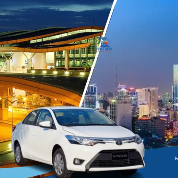 Ho Chi Minh Airport To City Center 4 Seat Car