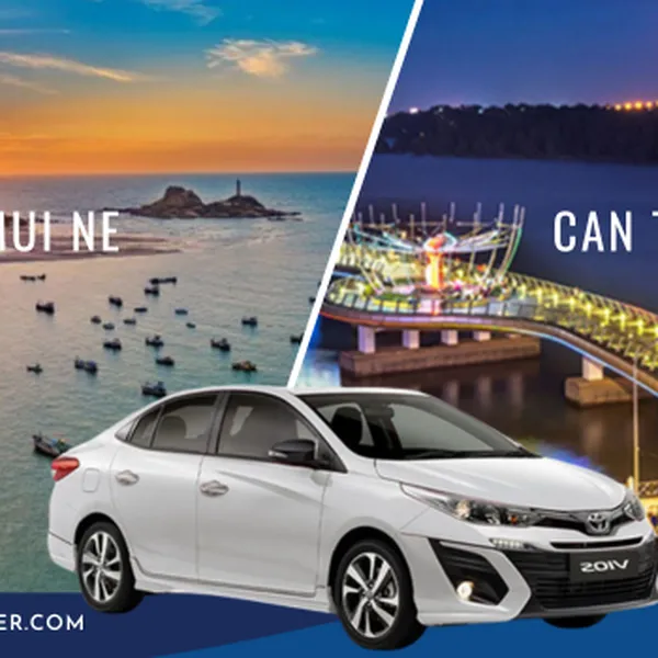 Mui Ne To Can Tho Private Car 4 Seater