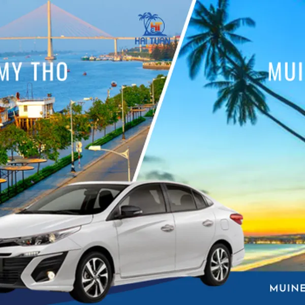 Thuê Xe Mũi Né Đi Mỹ Tho Xe 4 Chỗ