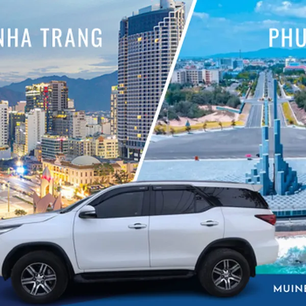 Thuê Xe Phú Yên Đi Nha Trang Xe 7 Chỗ