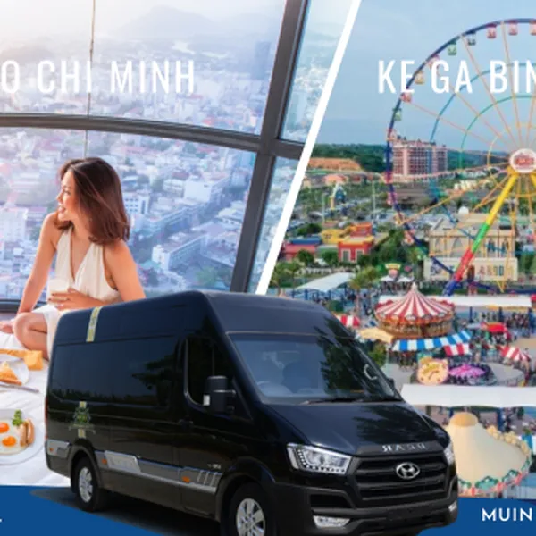 Thuê Xe TPHCM Đi Kê Gà Tiến Thành Phan Thiết Limousine 9 Chỗ