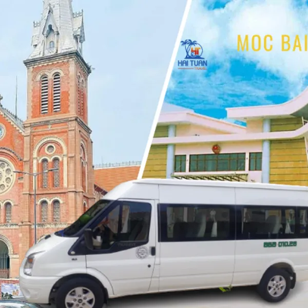 Moc Bai Border To Ho Chi Minh Private Car 16 Seater
