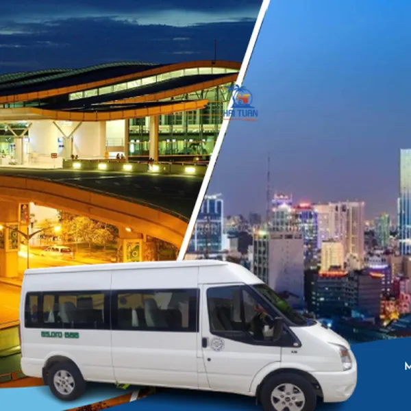 Ho Chi Minh Airport To City Center 16 Seat Car