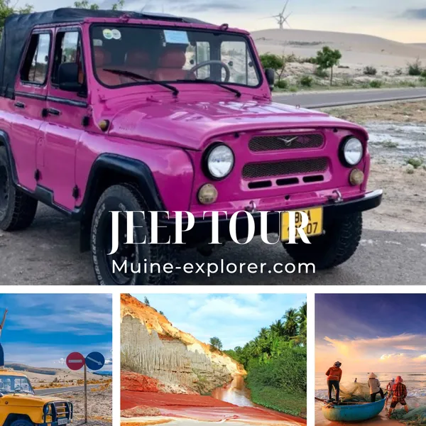 White Sand Road - White Sand Dunes - Red Sand Dunes - Fishing Village - Fairy Stream