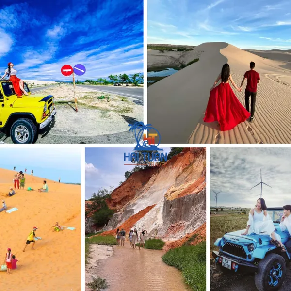 Tour Đồi Cát Bay - Bàu Trắng - Làng Chài - Suối Tiên (Jeep 4 Chỗ)