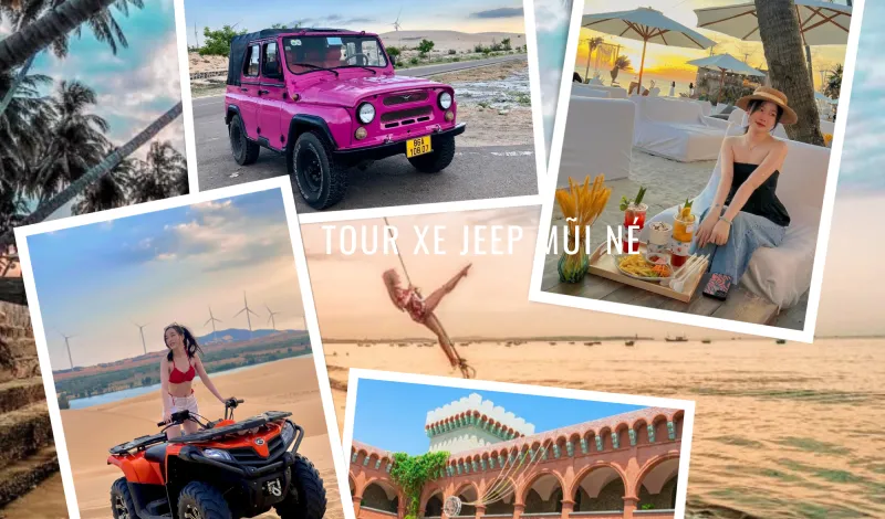 Jeep Tour Mũi Né 1 Ngày Check in Các Địa Điểm Đẹp Nổi Tiếng