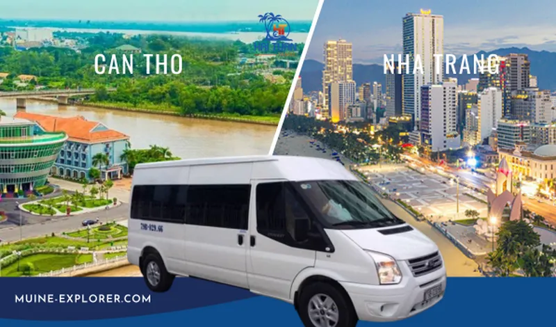 Can Tho To Nha Trang Private Car 16 Seater