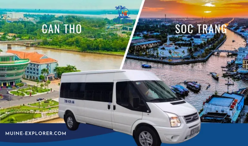 Can Tho To Soc Trang Private Car 16 Seater