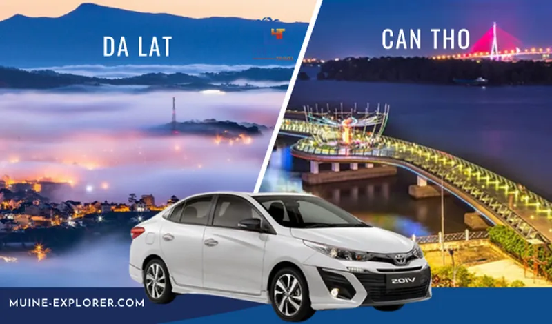 Dalat To Can Tho Private Car 4 Seater