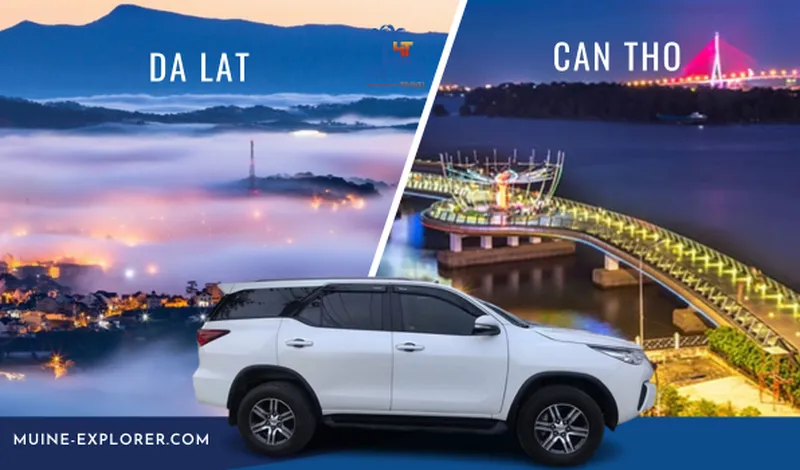 Dalat To Can Tho Private Car 7 Seater