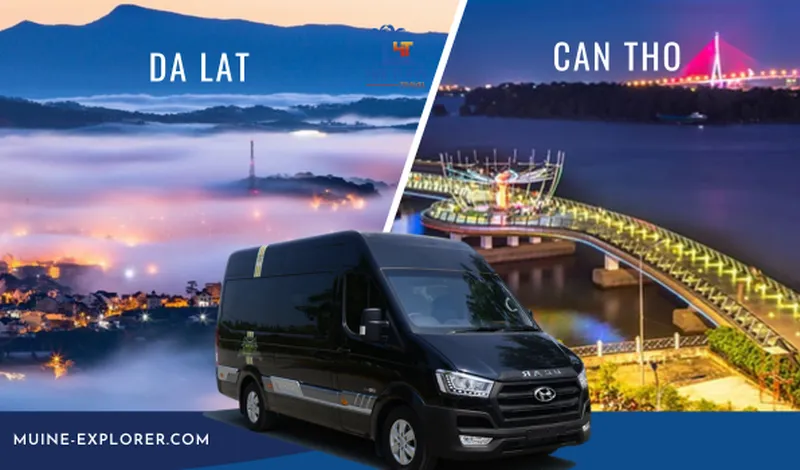 Dalat To Can Tho Private Limousine 9 Seater