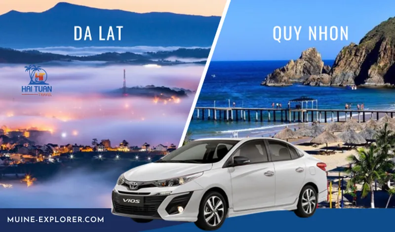 Quy Nhon To Dalat Private Car 4 Seater