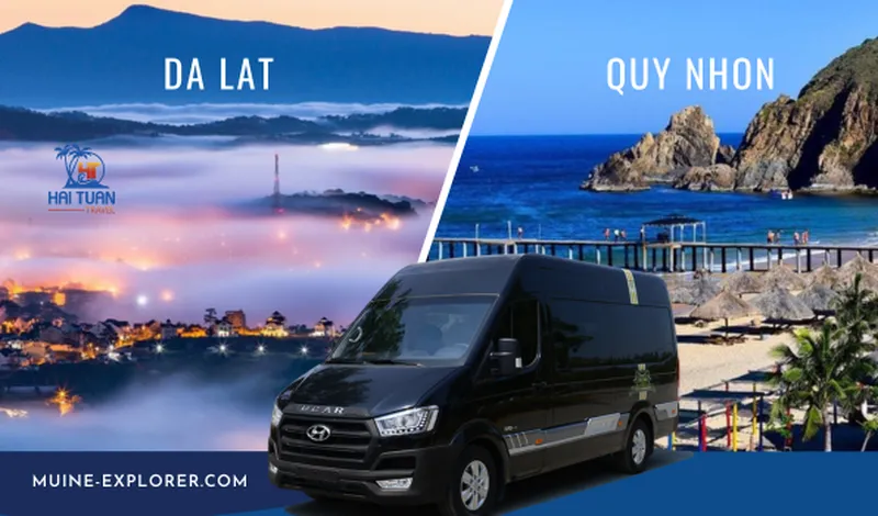 Quy Nhon To Dalat Private Limousine 9 Seater