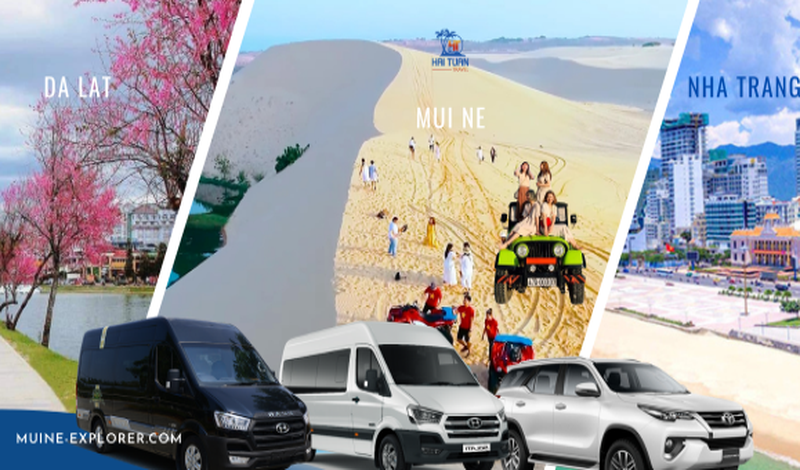 Dalat To Mui Ne Day Trip Ending Nha Trang (Sunrise Tour) 6-10 Guests
