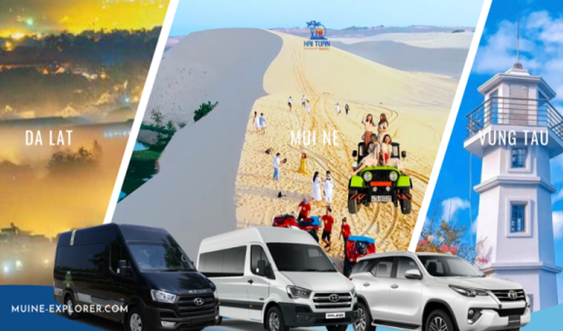 Dalat To Mui Ne Day Trip Ending Vung Tau (Sunrise Tour) 6-10 Guests