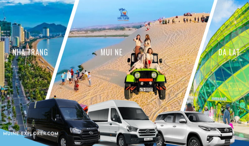 Nha Trang To Mui Ne Day Trip Ending Dalat (Sunset Tour) 6-8 Guests Limousine