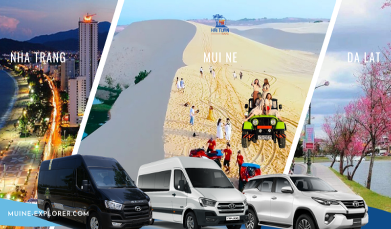 Tour 1 Ngày Nha Trang Đi Mũi Né Kết Thúc Đà Lạt (Xem Mặt Trời Mọc) 6-8 Khách Limousine