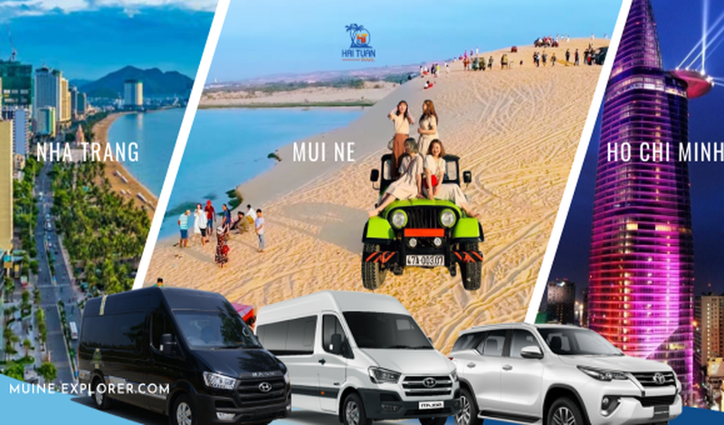 Tour 1 Ngày Nha Trang Đi Mũi Né Kết Thúc TP Hồ Chí Minh (Xem Mặt Trời Lặn) 6-8 Khách Limousine