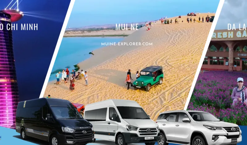 Tour 1 Ngày Sài Gòn Đi Mũi Né Kết Thúc Đà Lạt (Xem Mặt Trời Lặn) 6-10 Khách