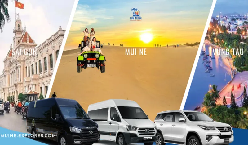 Ho Chi Minh To Mui Ne Day Trip Ending Vung Tau (Sunset Tour) 1-2 Guests