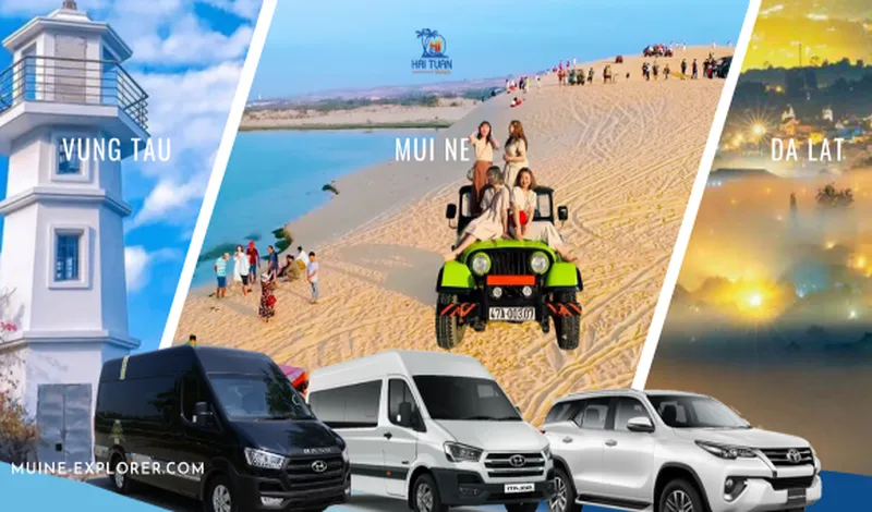 Vung Tau To Mui Ne Day Trip Ending Dalat (Sunset Tour) 6-10 Guests