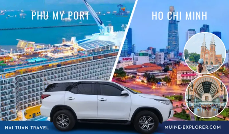 Tour Cảng Phú Mỹ Tham Quan TP Hồ Chí Minh 1 Ngày Xe 7 Chỗ