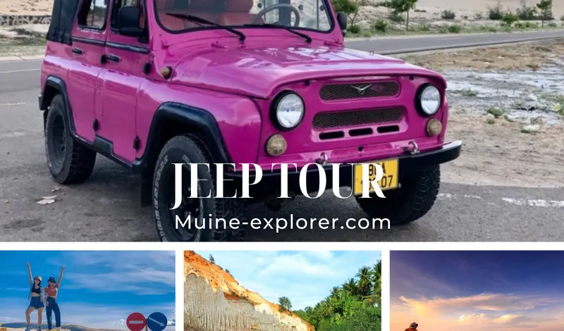 Tour Cung Đường Bàu Trắng - Đồi Cát Trắng - Đồi Cát Đỏ - Làng Chài - Suối Tiên