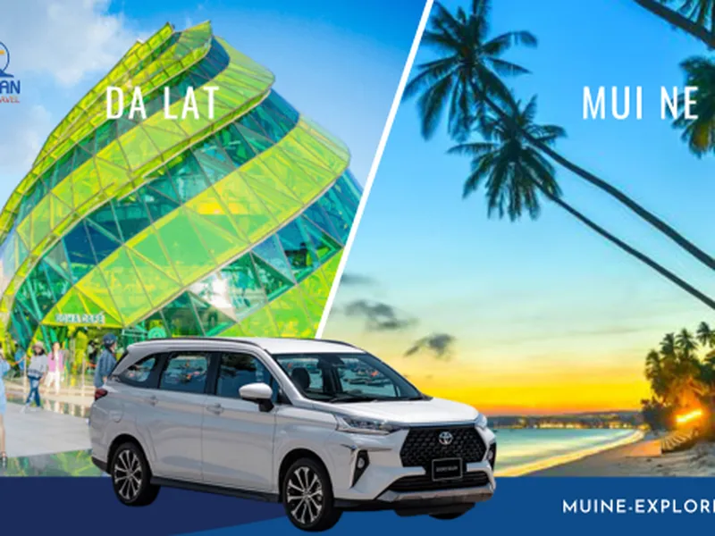Dalat To Mui Ne Private Car 7 Seater (Medium Size)