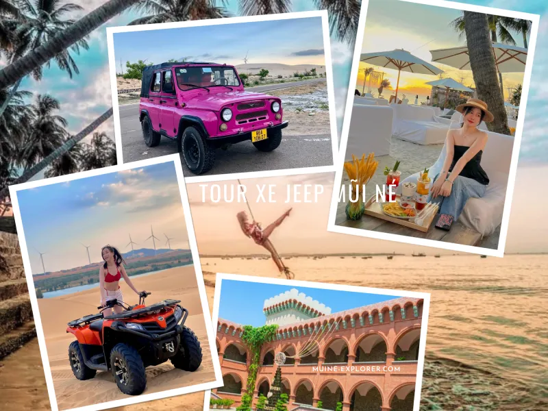 Jeep Tour Mũi Né 1 Ngày Check in Các Địa Điểm Đẹp Nổi Tiếng