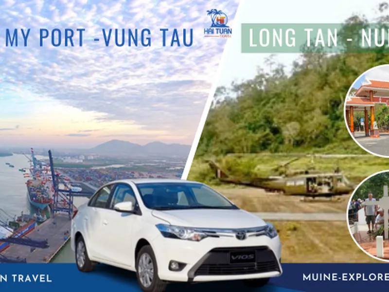 Thuê Xe Đón Cảng Phú Mỹ Đi Long Tân Núi Đất Vũng Tàu Xe 4 Chỗ