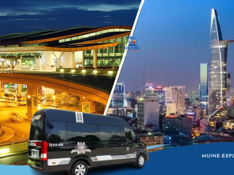 Thuê Xe Đón Sân Bay Tân Sơn Nhất Đi Trung Tâm Sài Gòn Limousine 9 Chỗ