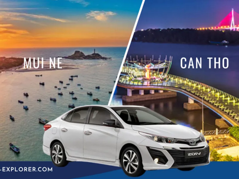 Mui Ne To Can Tho Private Car 4 Seater