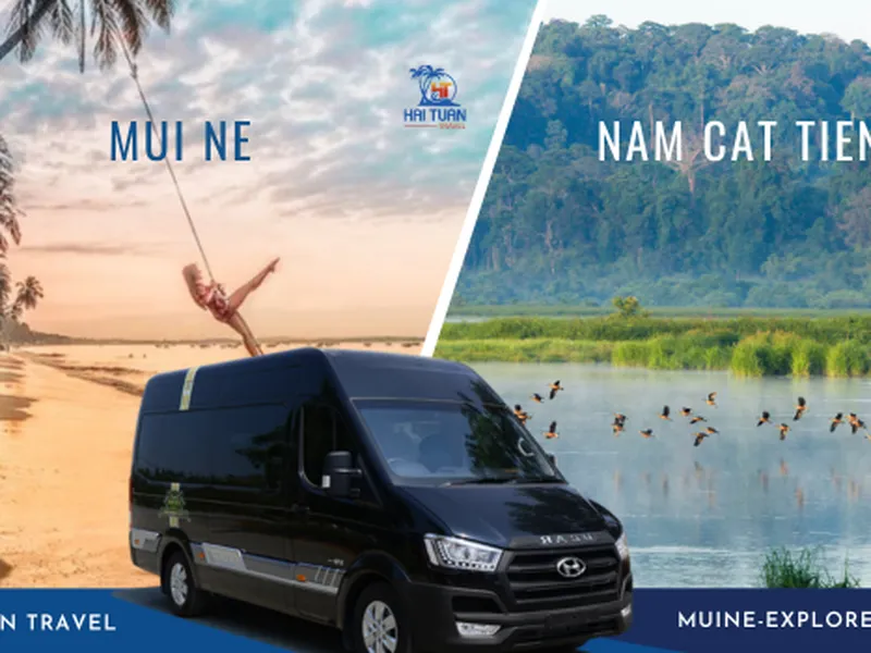 Thuê Xe Mũi Né Đi Nam Cát Tiên Limousine 9 Chỗ