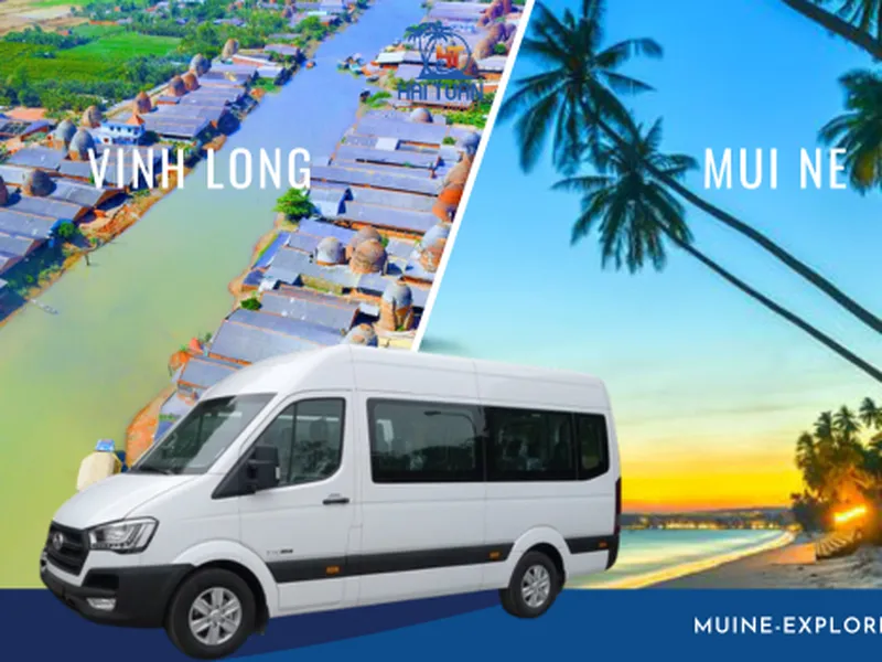 Thuê Xe Mũi Né Đi Vĩnh Long Xe 16 Chỗ