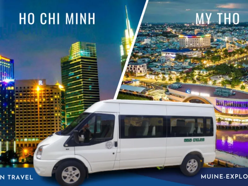 Thuê Xe Mỹ Tho Đi Sài Gòn Xe 16 Chỗ