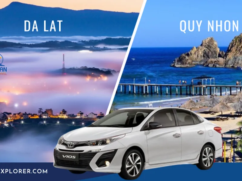 Quy Nhon To Dalat Private Car 4 Seater