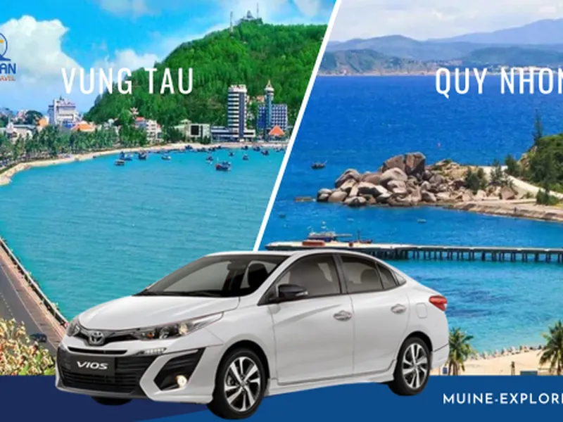 Quy Nhon To Vung Tau Private Car 4 Seater