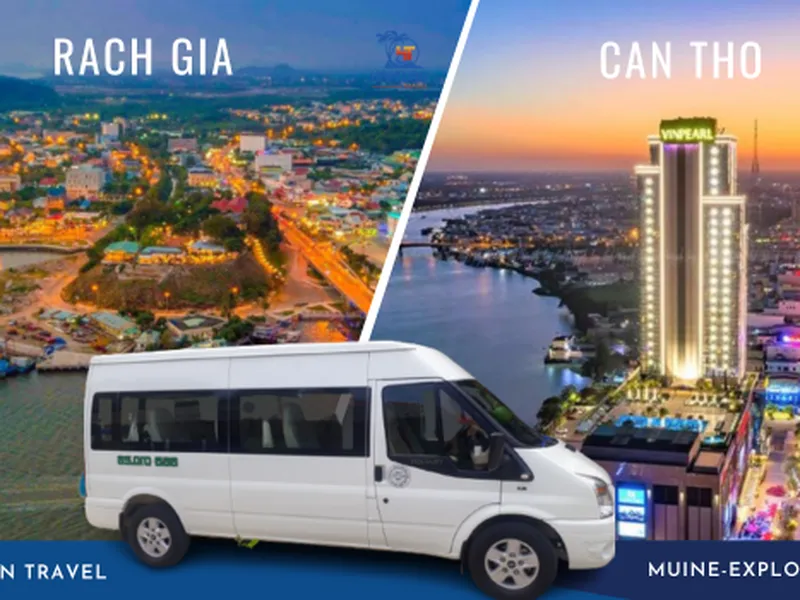 Thuê Xe Rạch Giá Đi Cần Thơ Xe 16 Chỗ