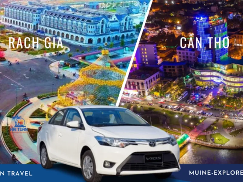 Thuê Xe Rạch Giá Đi Cần Thơ Xe 4 Chỗ