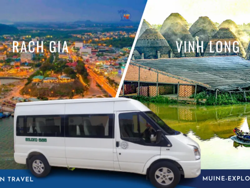 Rạch Gia To Vinh Long Private Car 16 Seater