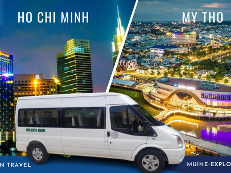 Thuê Xe Sài Gòn Đi Mỹ  Tho Xe 16 Chỗ