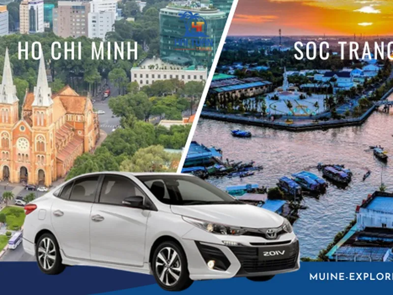 Thuê Xe Sài Gòn Đi TP Sóc Trăng Xe 4 Chỗ