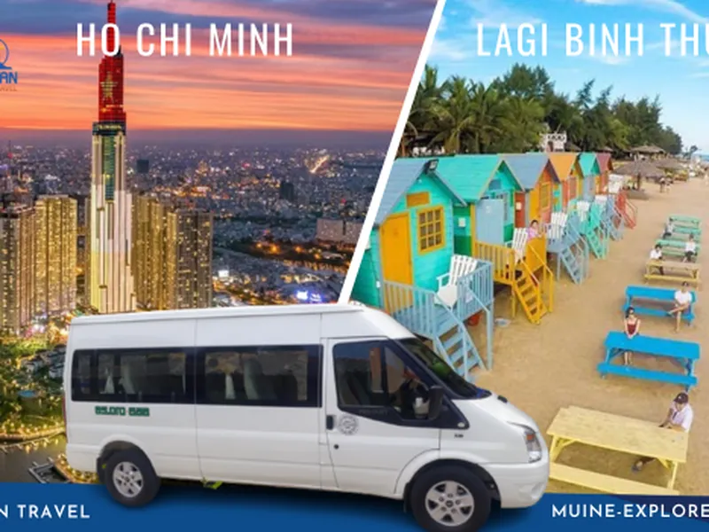 Thuê Xe TPHCM Đi LaGi Bình Thuận Xe 16 Chỗ