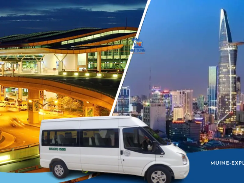 Ho Chi Minh Airport To City Center 16 Seat Car