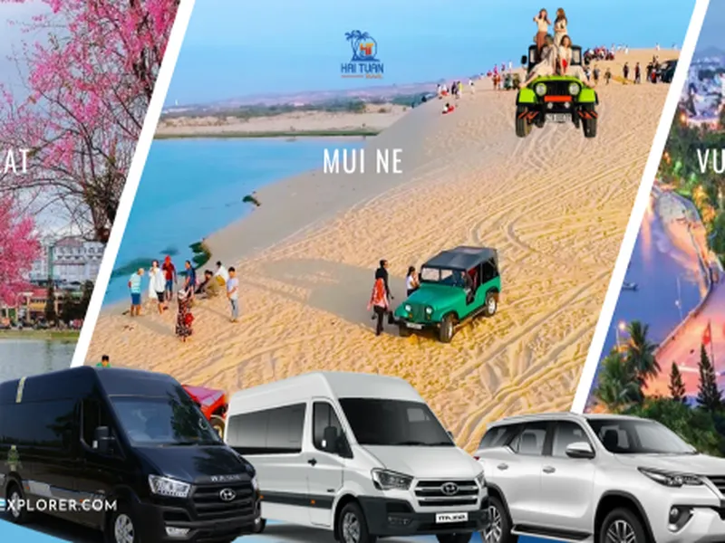 Dalat To Mui Ne Day Trip Ending Vung Tau (Sunset Tour) 6-10 Guests